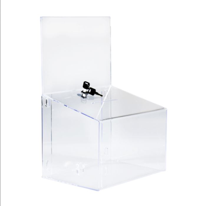 Large Suggestion Box with A4 Header and Lock From £57.50